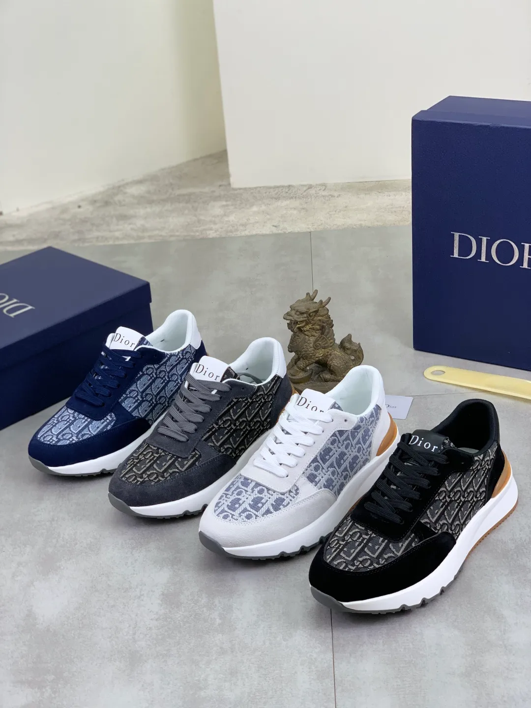 Men's Men's Shoes💰P440💰[New Style]🆘[Dior] 2025 Dior Original Lace-up Low-top Men's Shoes Classic casual shoes 🔥This model is the official classic model with high quality and made by famous original designers. It is made of high-quality cowhide with original materials➕comfortable and breathable mesh lining➕pigskin insole. The perfect last shape and generous and fashionable design have attracted many consumers and are suitable for drivers to drive🚗. What you want is the best quality in the market. Color: 4️⃣Color Code number: 38--44 (45 customized)